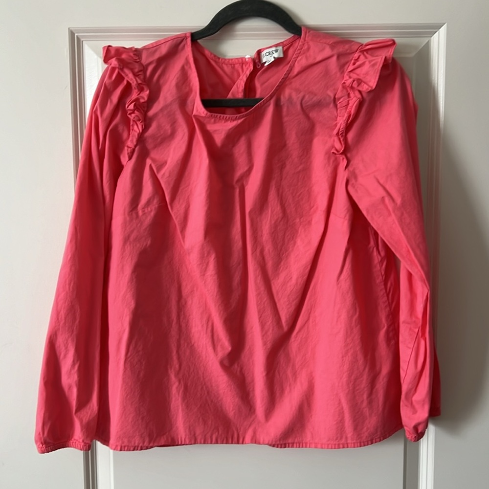 J. Crew Ruffle Top - Picture 2 of 4